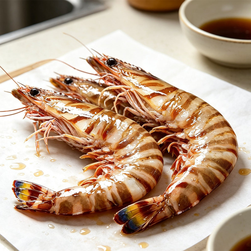 Fresh Large Royal Tiger Prawns