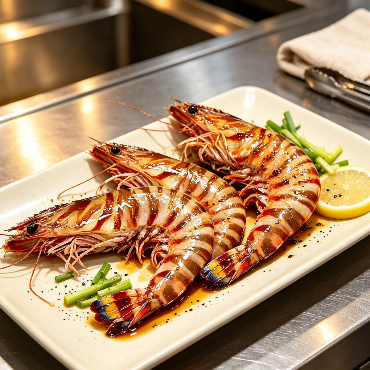 Fresh Large Royal Tiger Prawns
